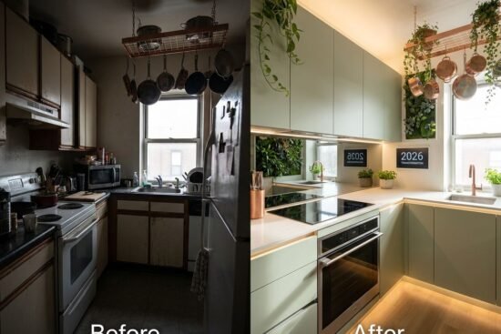 Tiny kitchen makeover ideas
