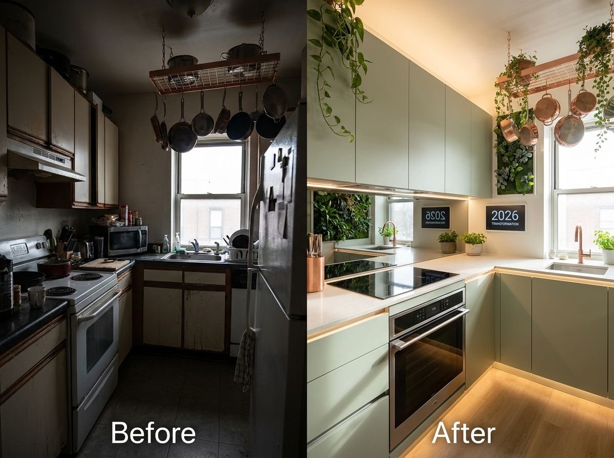 Tiny kitchen makeover ideas