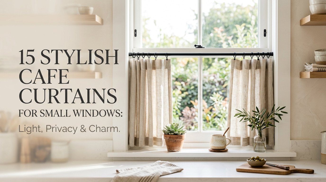 15 Stylish Cafe Curtains