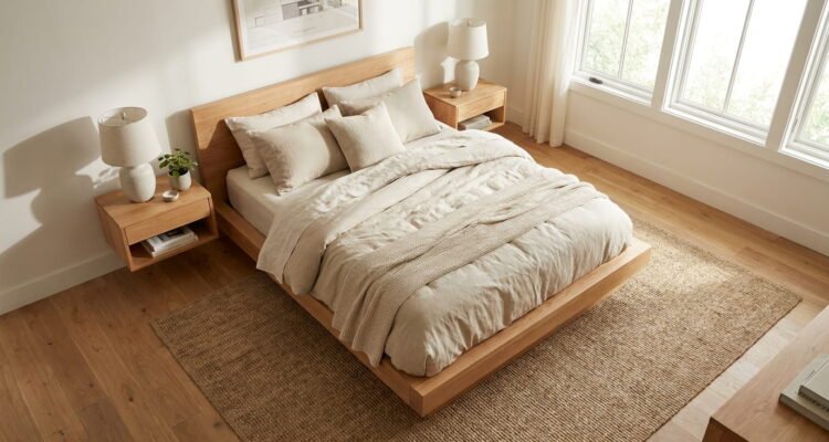 Bedroom Bed Frame Scale Comparison